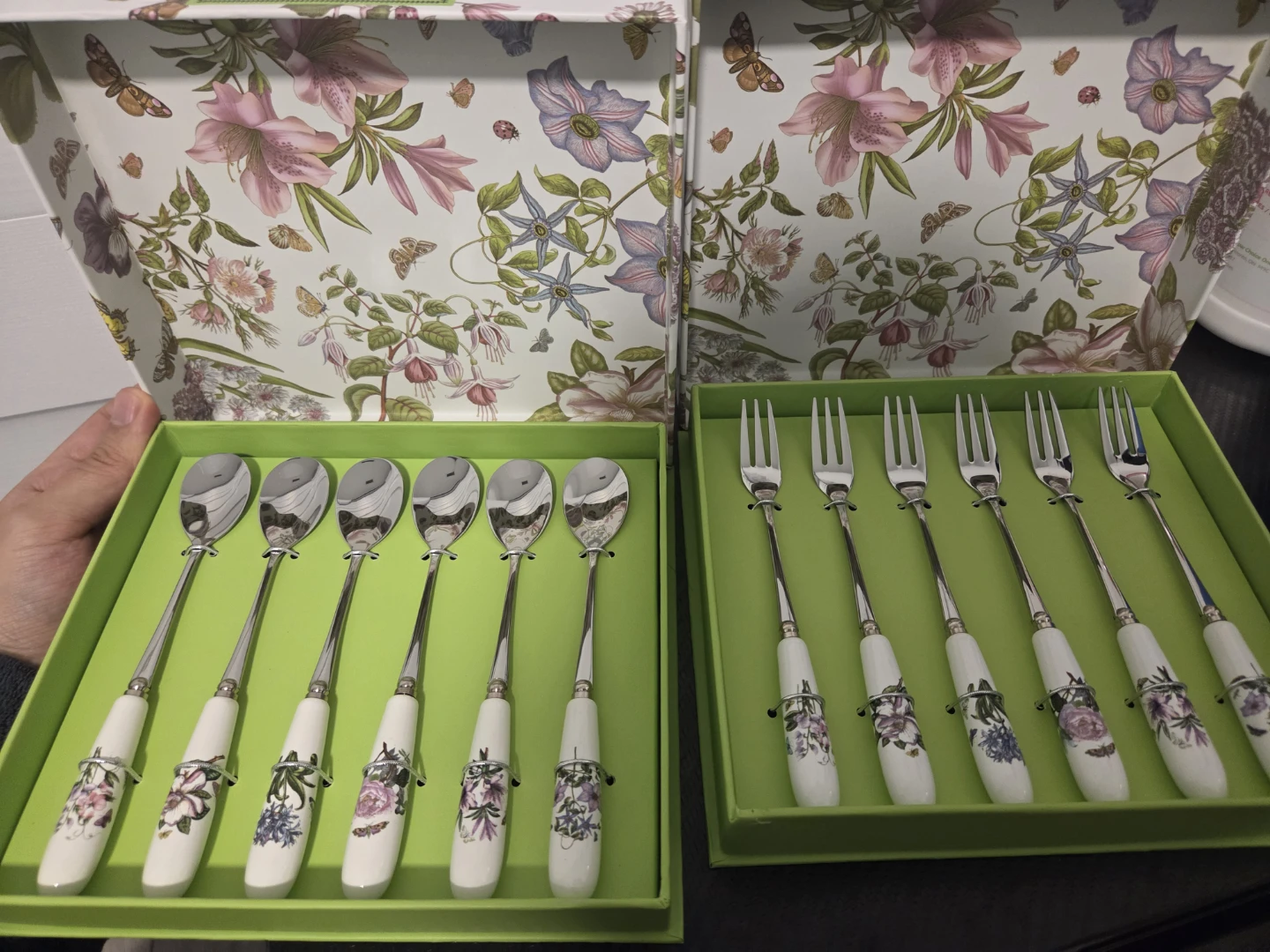 Portmeirion Botanic Garden Teaspoons and Pastry Forks - photo 4