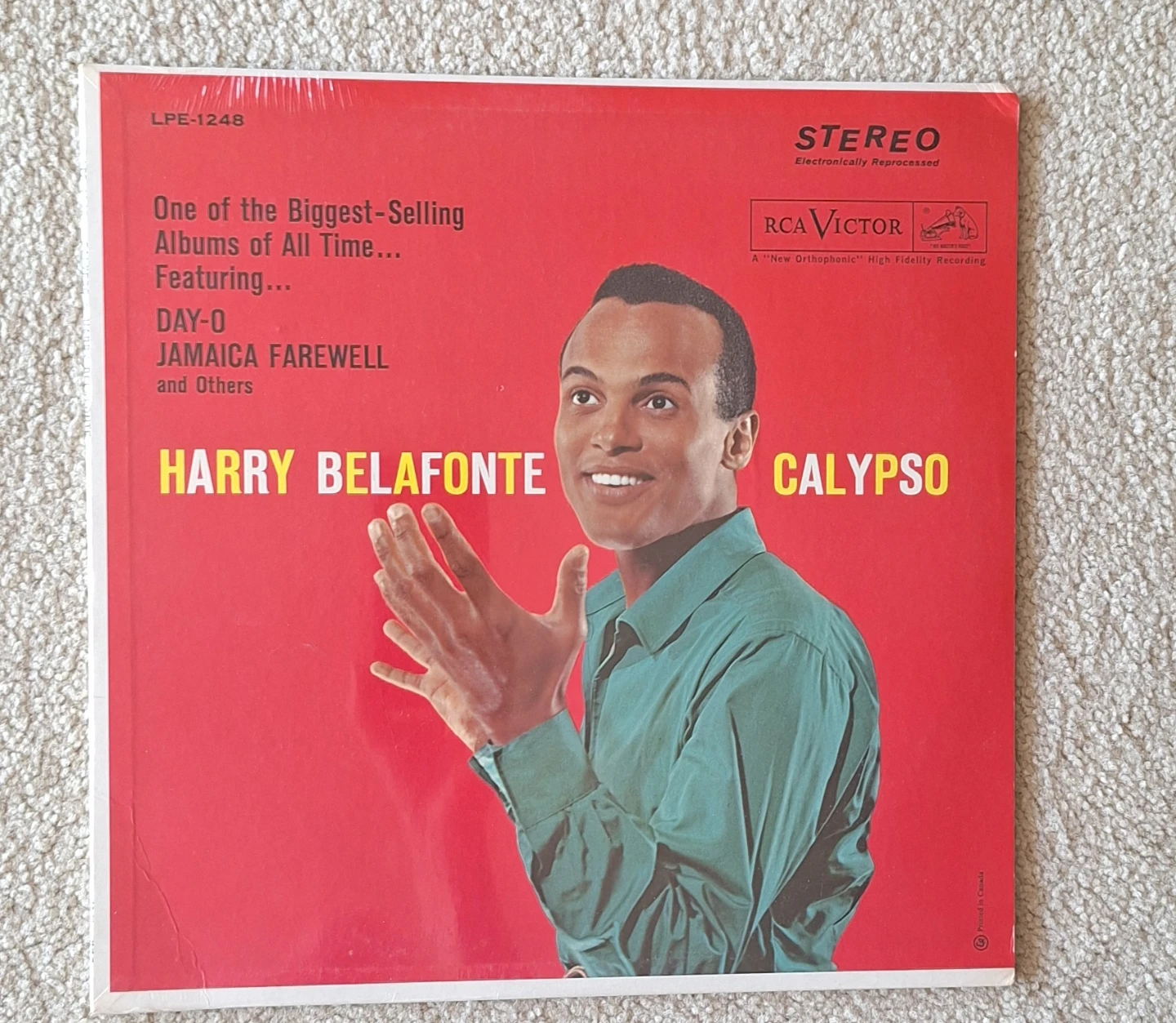 Harry Belafonte Calypso Vinyl Record