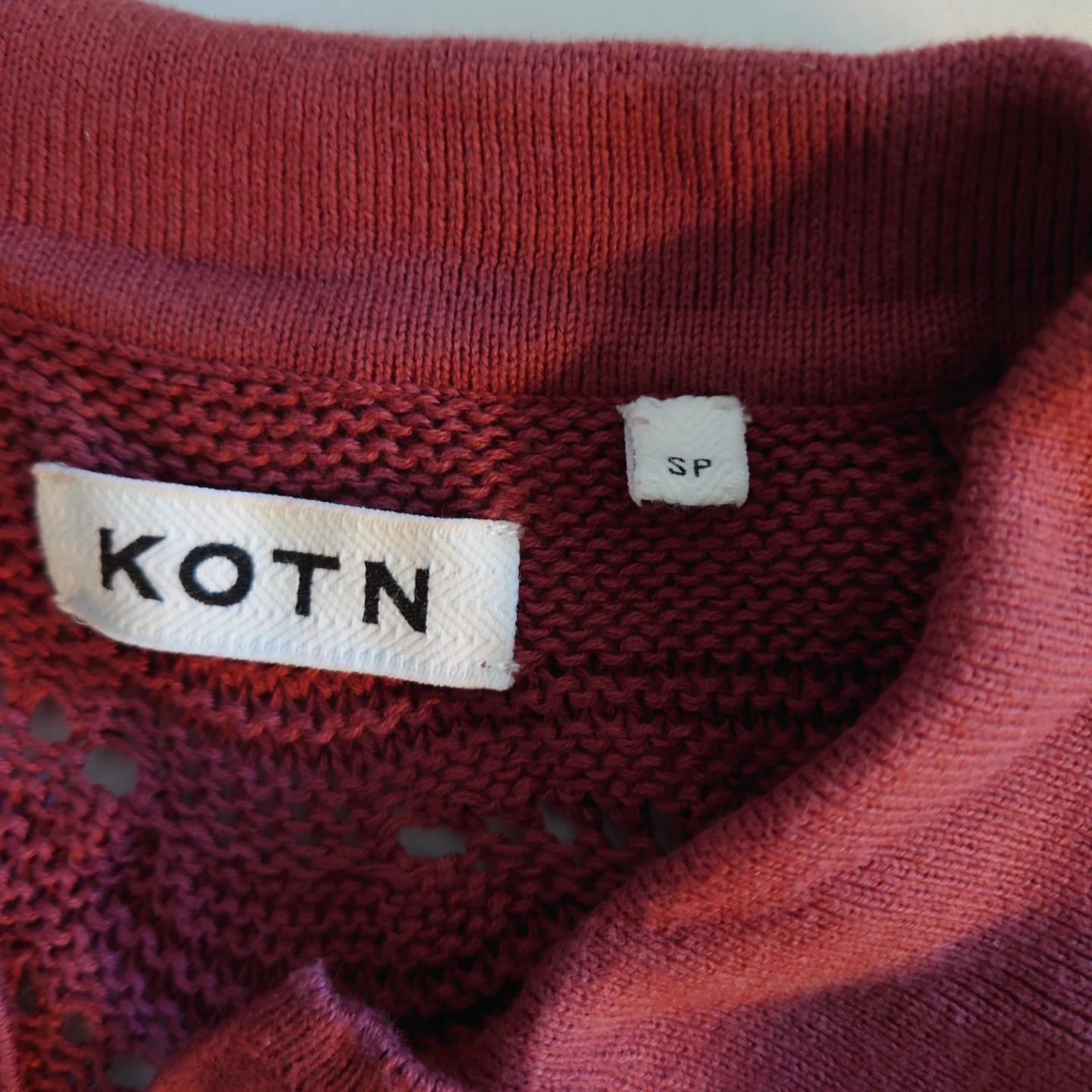 KOTN Crochet/ Knit  Polo Shirt - photo 2