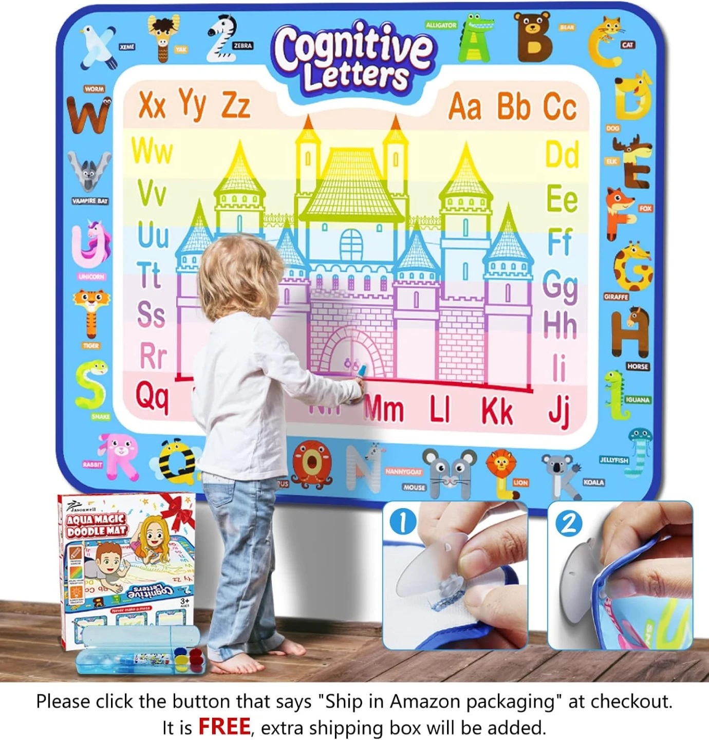 NEW Large Aqua Water Doodle Mat - photo 5