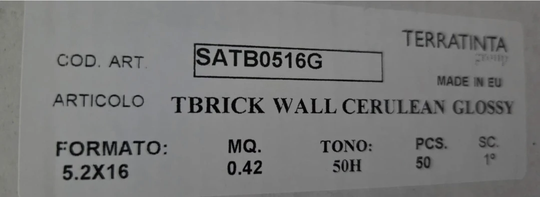 Terratinta Blue Subway Tiles - 2 Full boxes brand new - photo 3