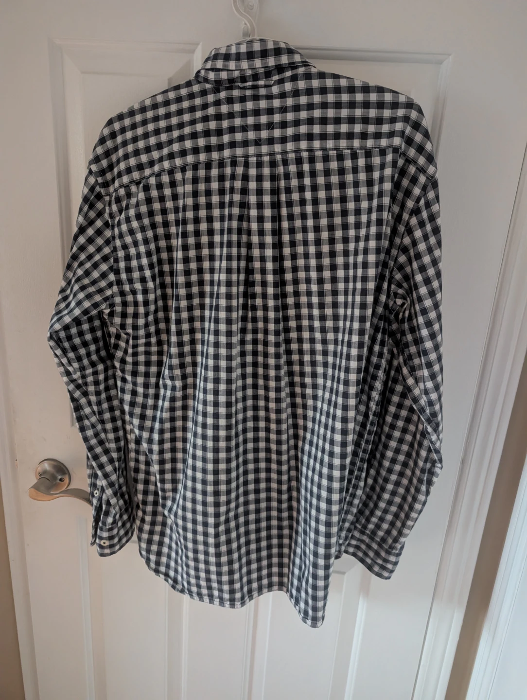 Tommy Hilfiger Blue  and White Checkered Shirt Size M - photo 3