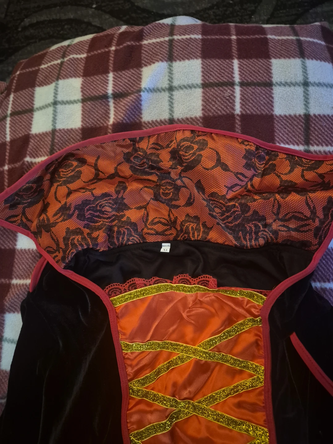 Dracula costume dress, size XL - photo 2