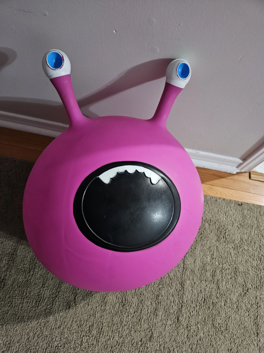 Pink Monster Bouncy Ball
