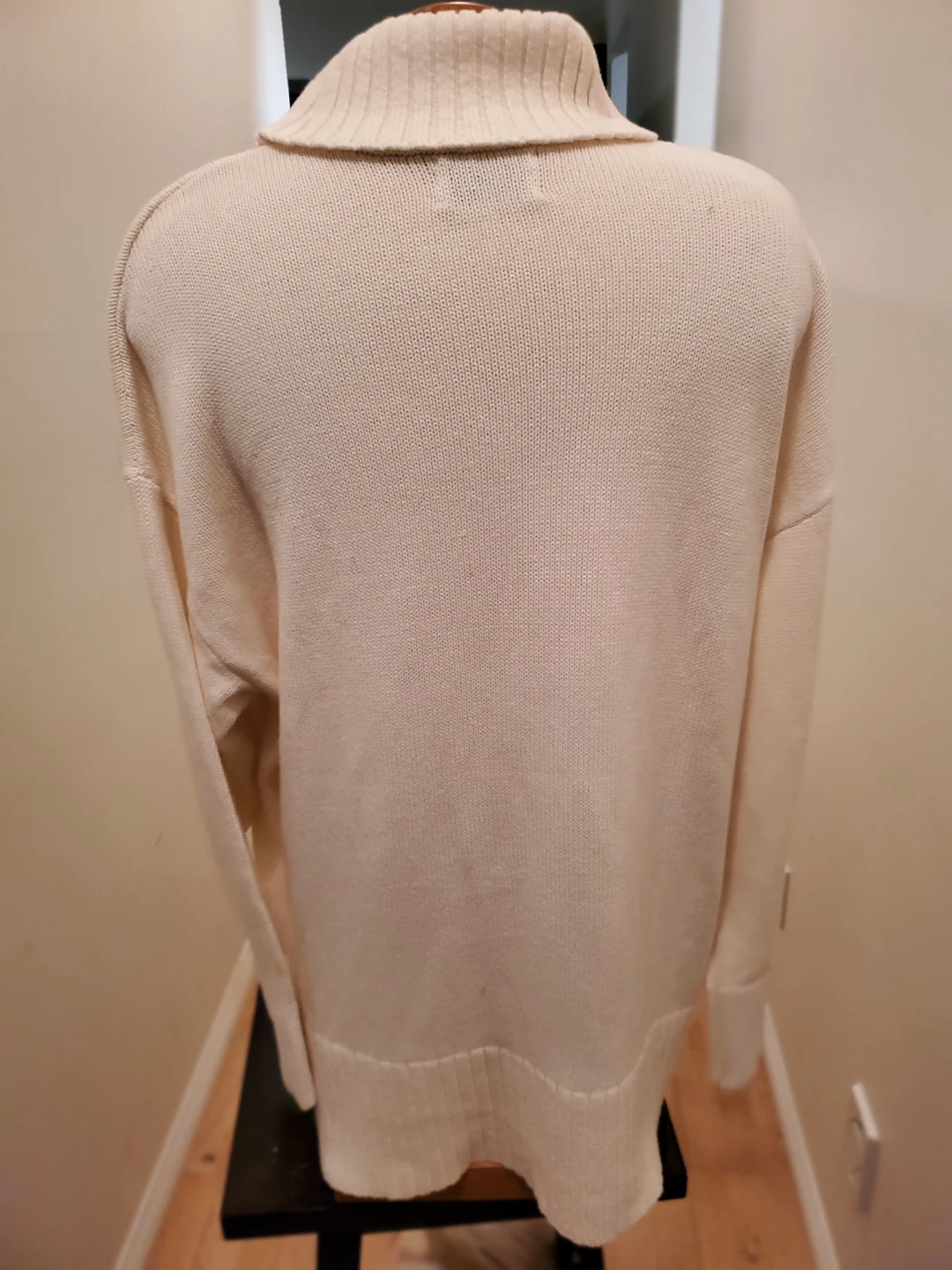 Cream Turtleneck Sweater - photo 4