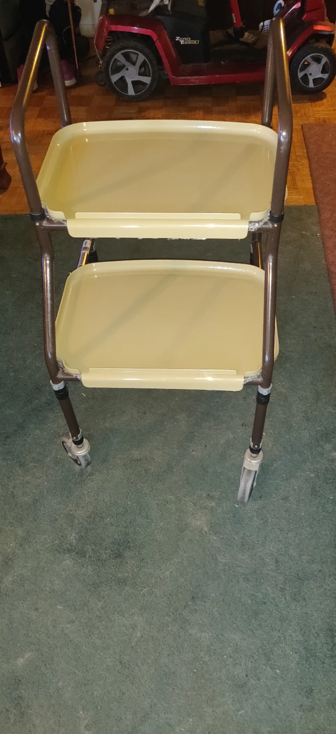 Adjustable Medical Mobility Trolley (2 Tier)