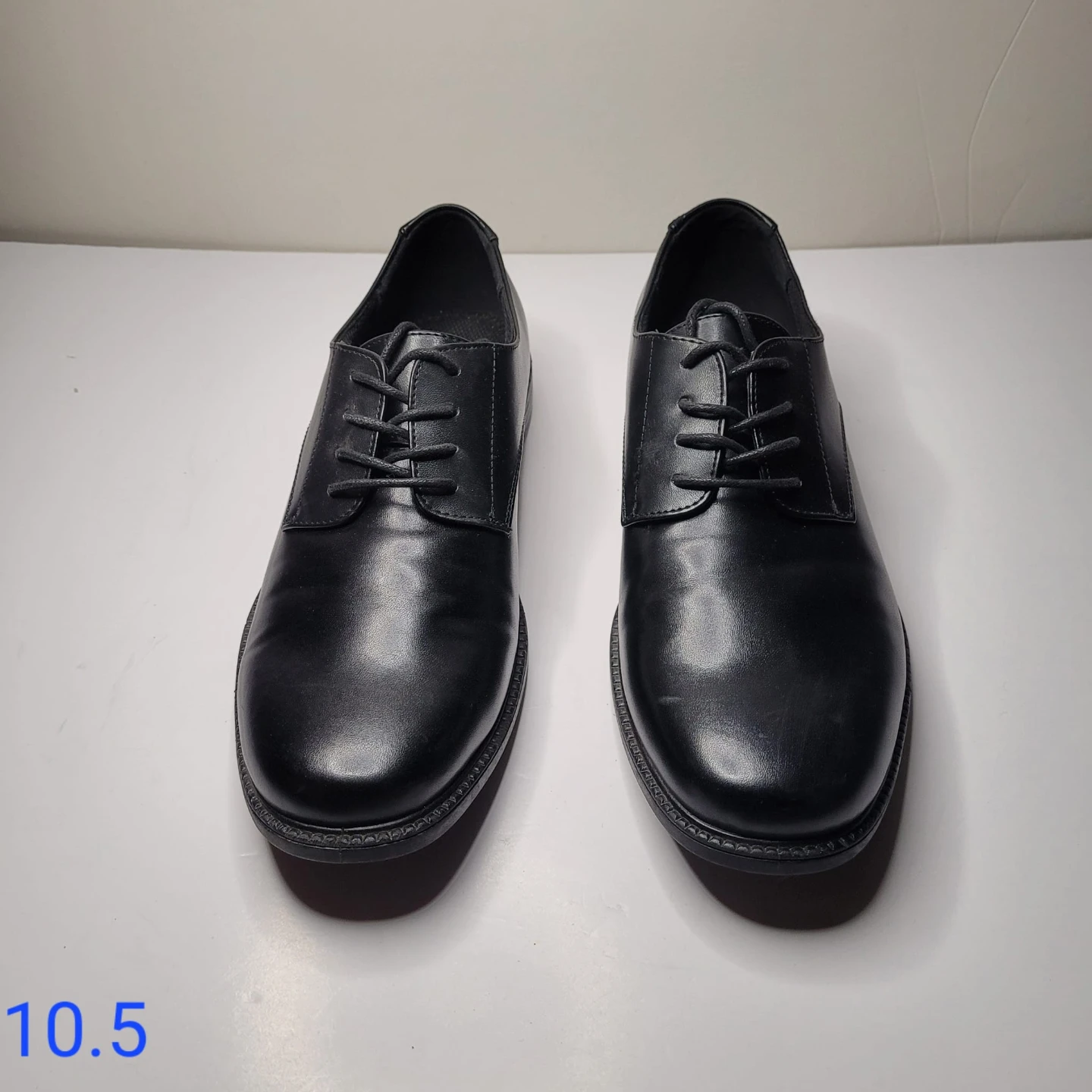 Hunters Bay Men's Black Dress Shoes Size 10.5