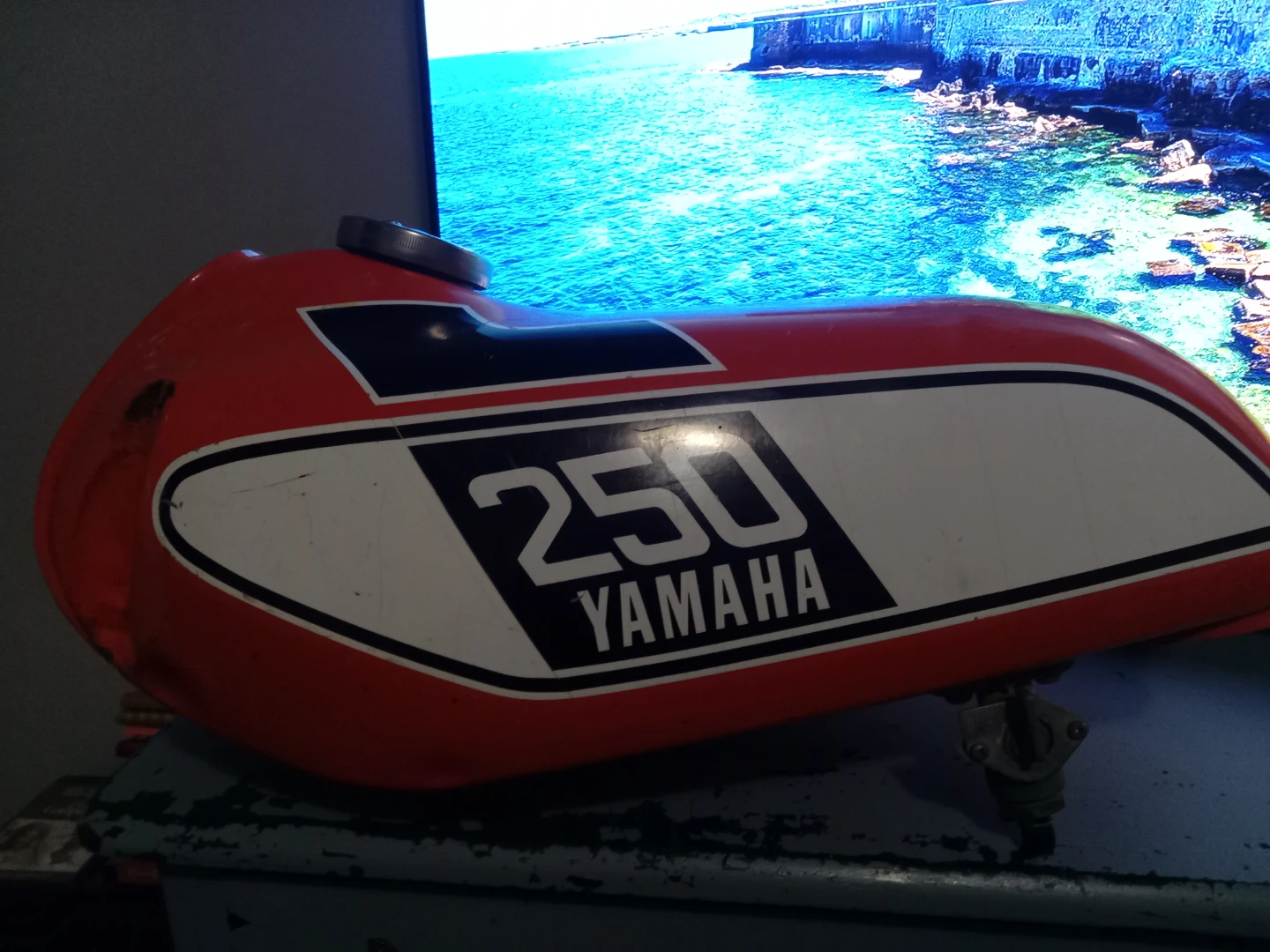 Yamaha dt250 Enduro gas tank 75-77