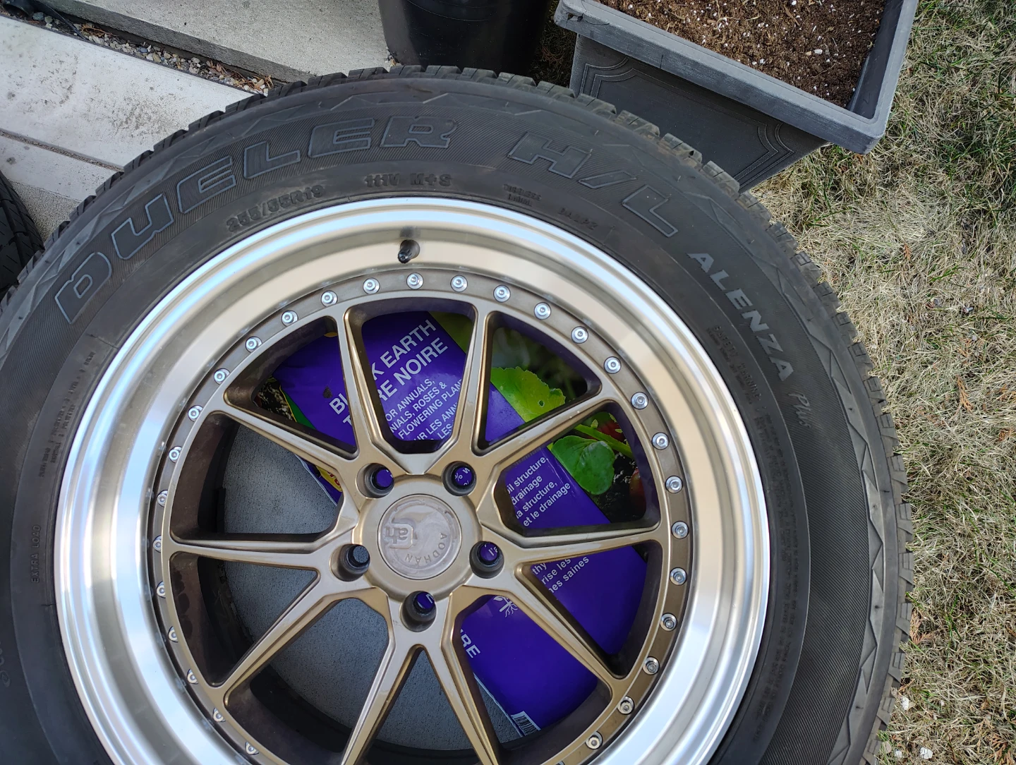Set of 4 AodHan 19" Alloy Wheels with Bridgestone Tires