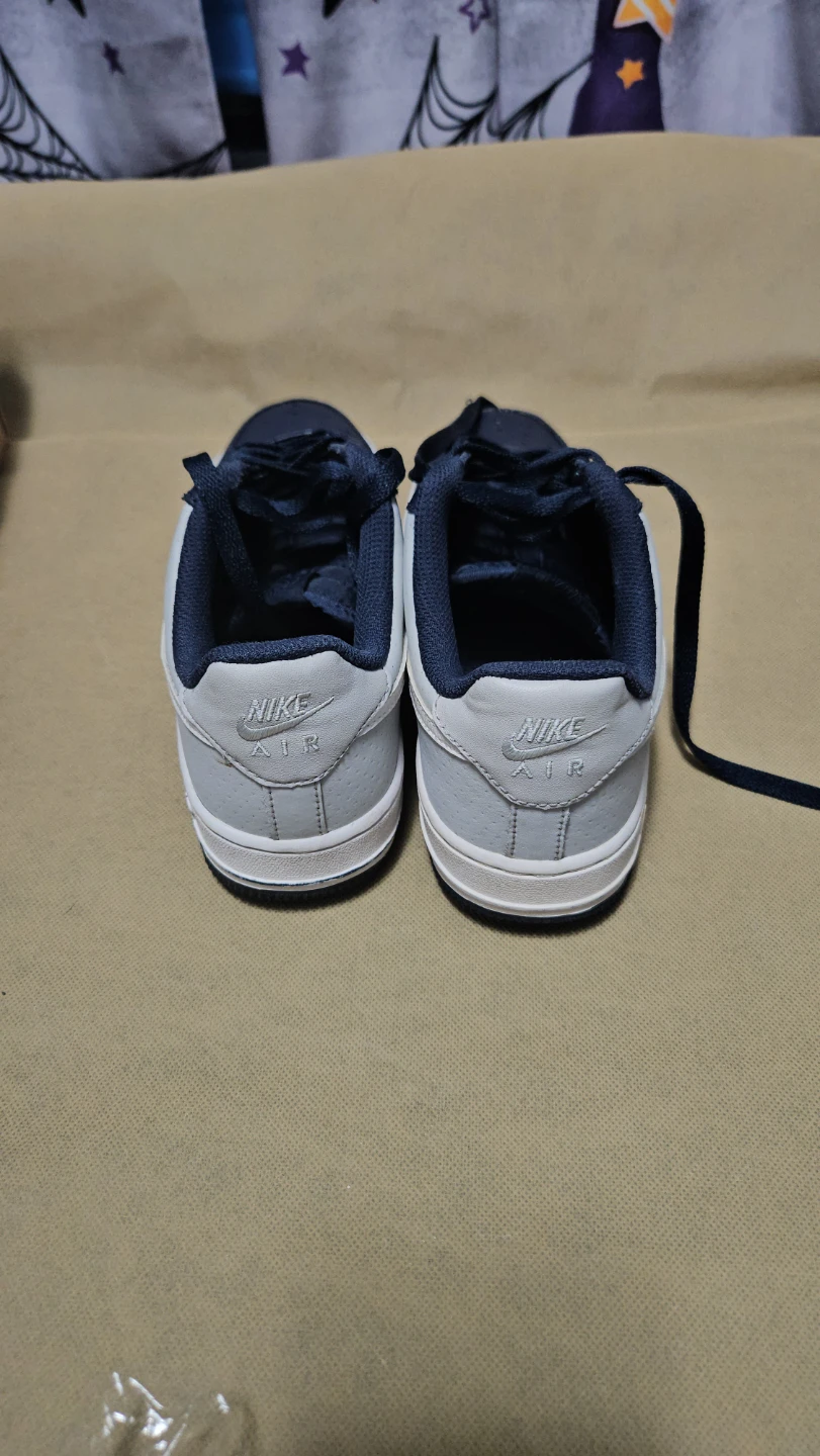 Nike Air Force 1 Low Sneakers – Navy Blue/White/Gray - photo 2