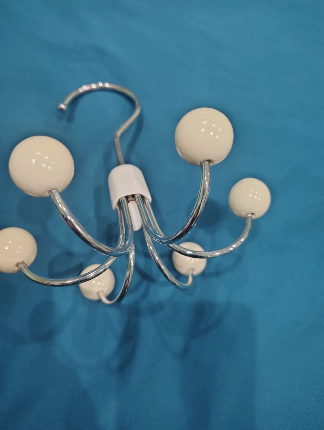 Chrome and White Ball Multi-Hook Hanger - photo 5
