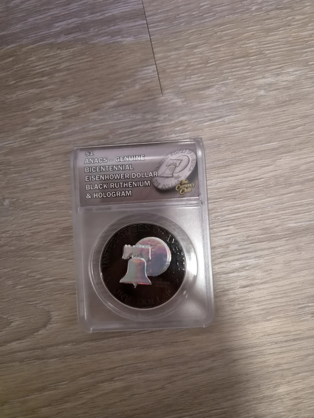 ANACS Authenticated Bicentennial Eisenhower Dollar - photo 2
