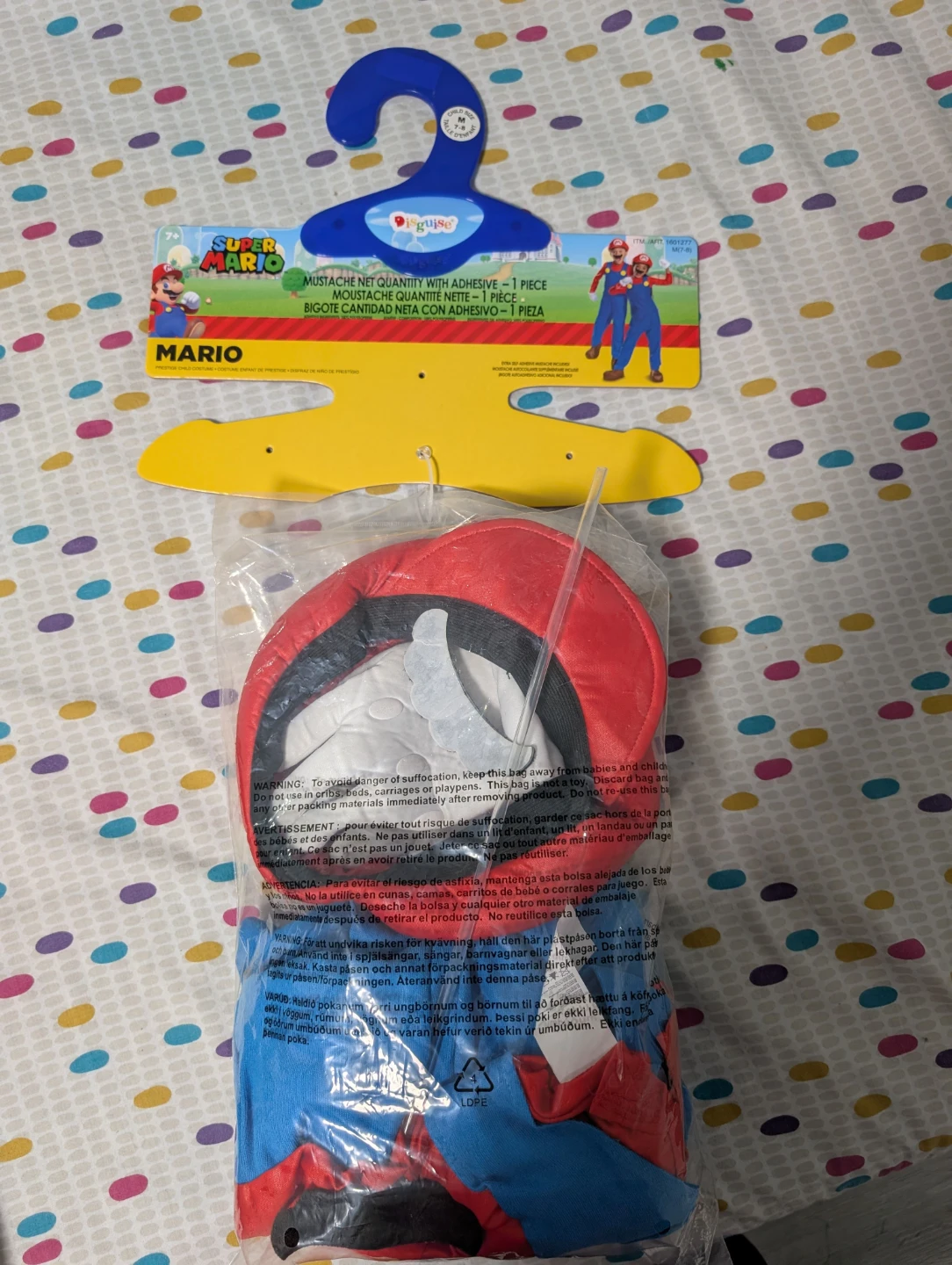 Super Mario Child Costume Size M 7-8 / Halloween costume - photo 3