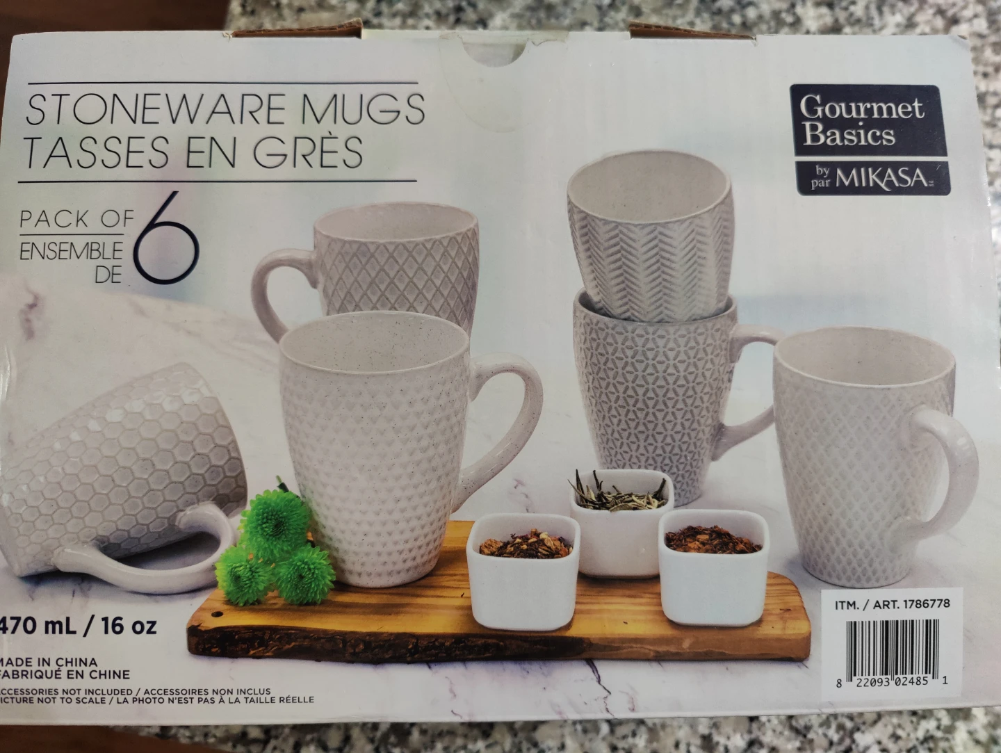 Gourmet Basics by Mikasa Stoneware Mugs (6 Pack) - photo 4