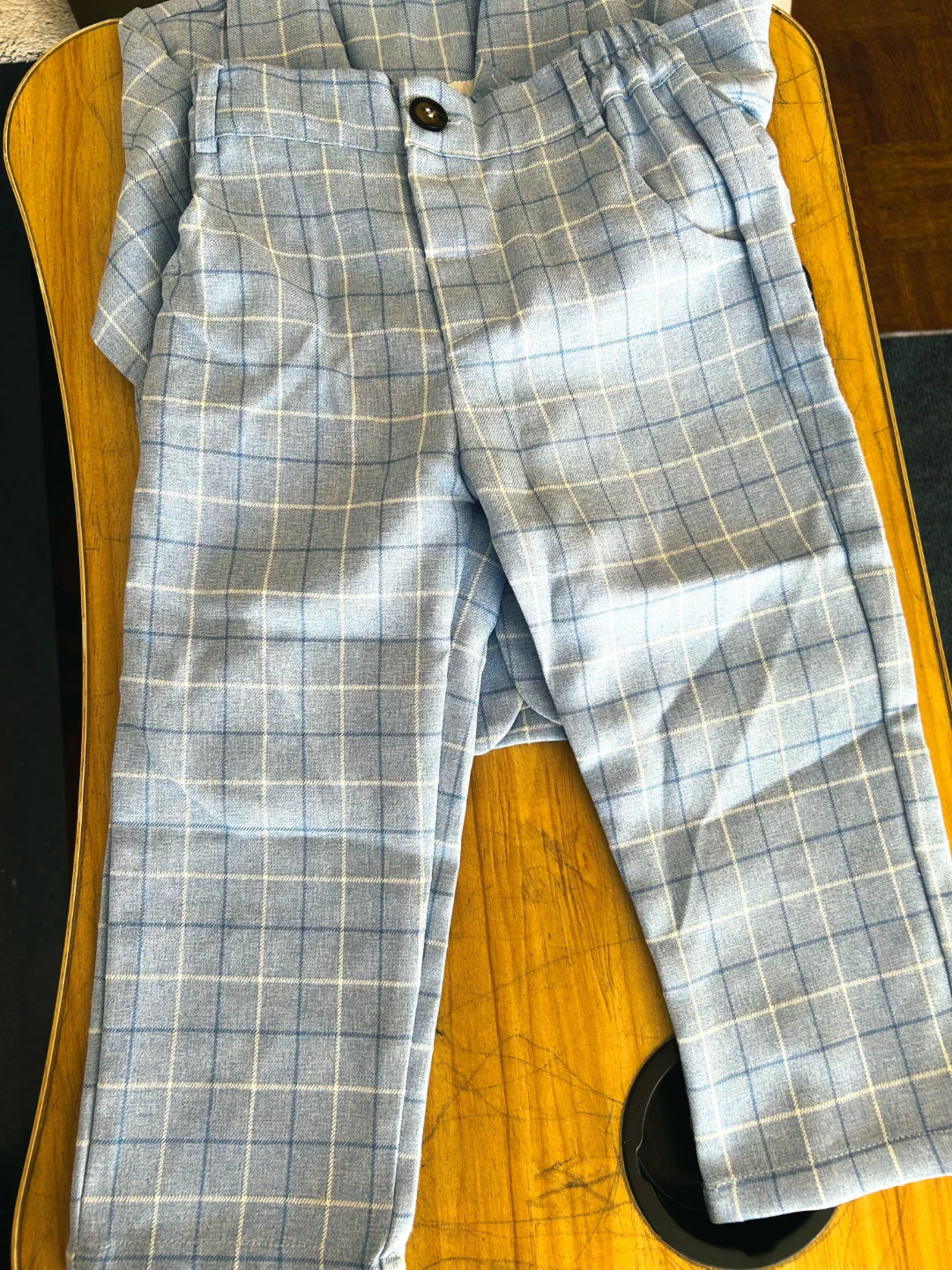 Toddler Boys Plaid Suit Set - photo 2
