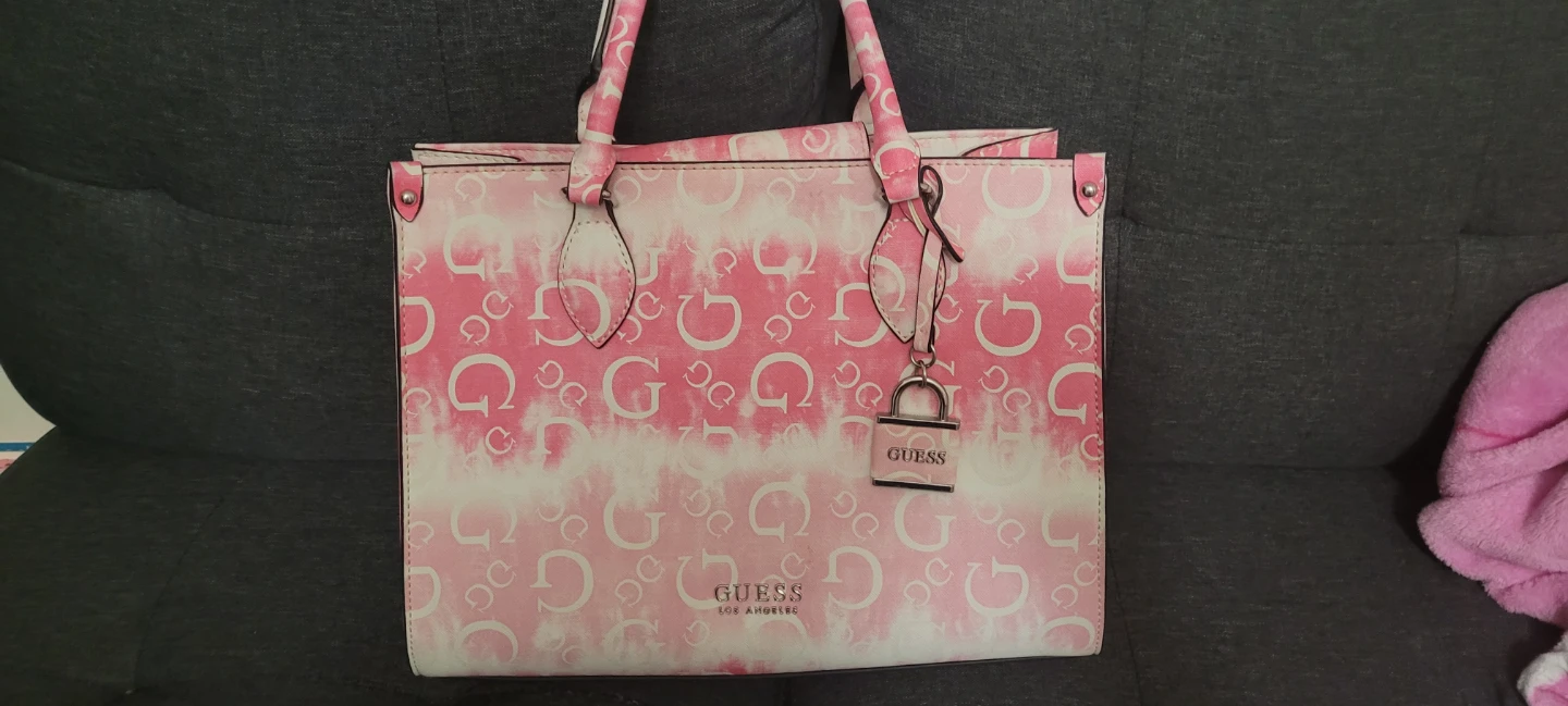 Guess Los Angeles Pink Tie-Dye Handbag - photo 5