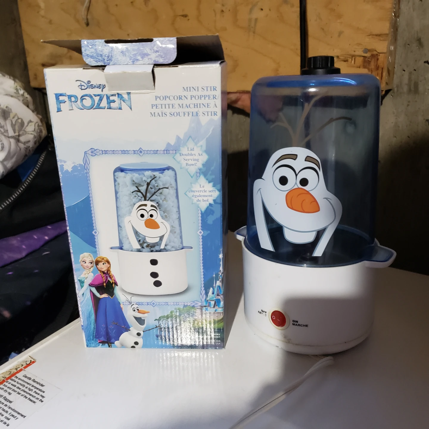 Disney Frozen Olaf Mini Stir Popcorn Popper - photo 2