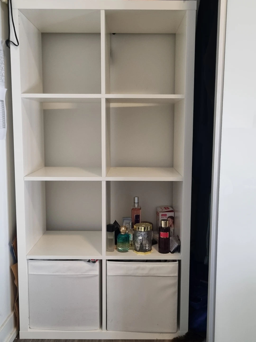 IKEA Kallax White Shelving Unit