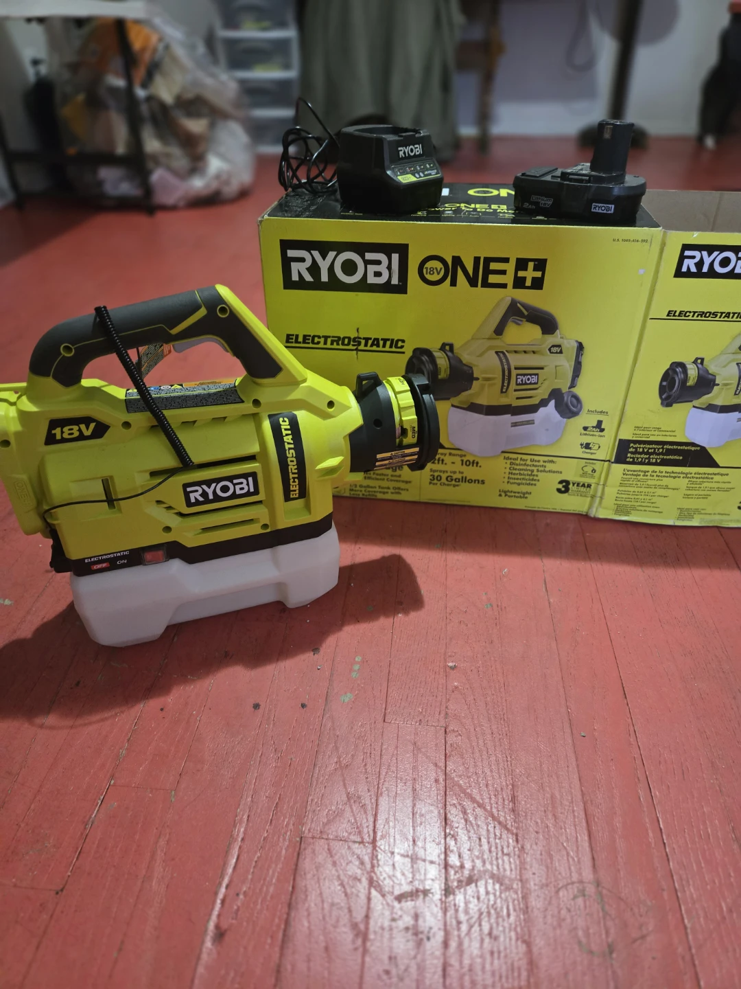 Ryobi 18V ONE+ Electrostatic Sprayer