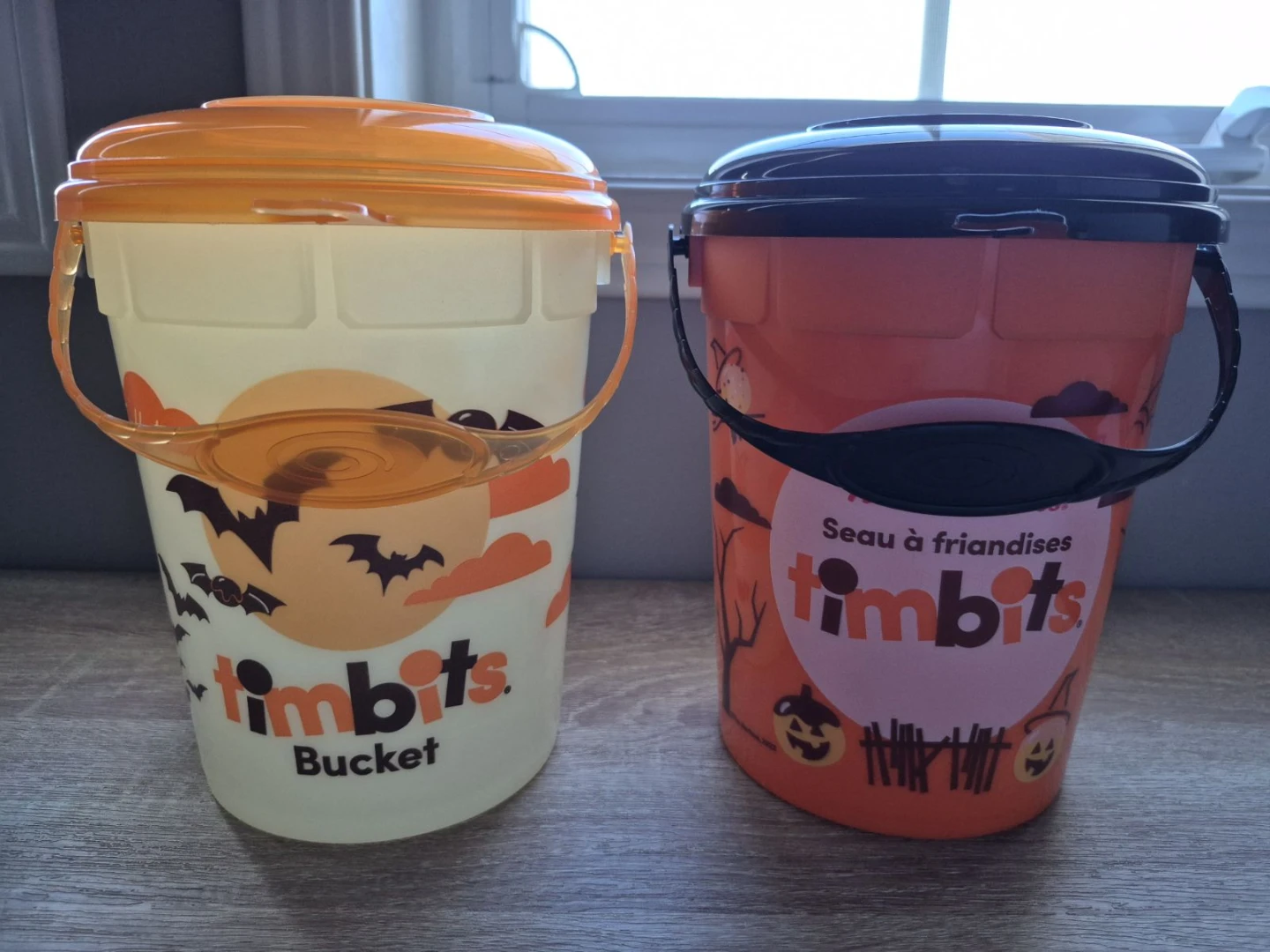 Two Tim Hortons Halloween Timbits Buckets - photo 5