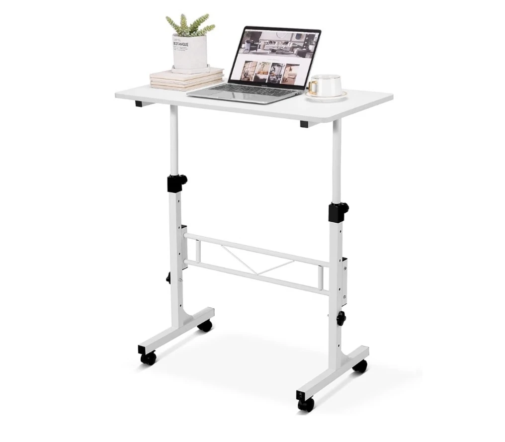 Klsmyhoki Adjustable Rolling Standing Desk