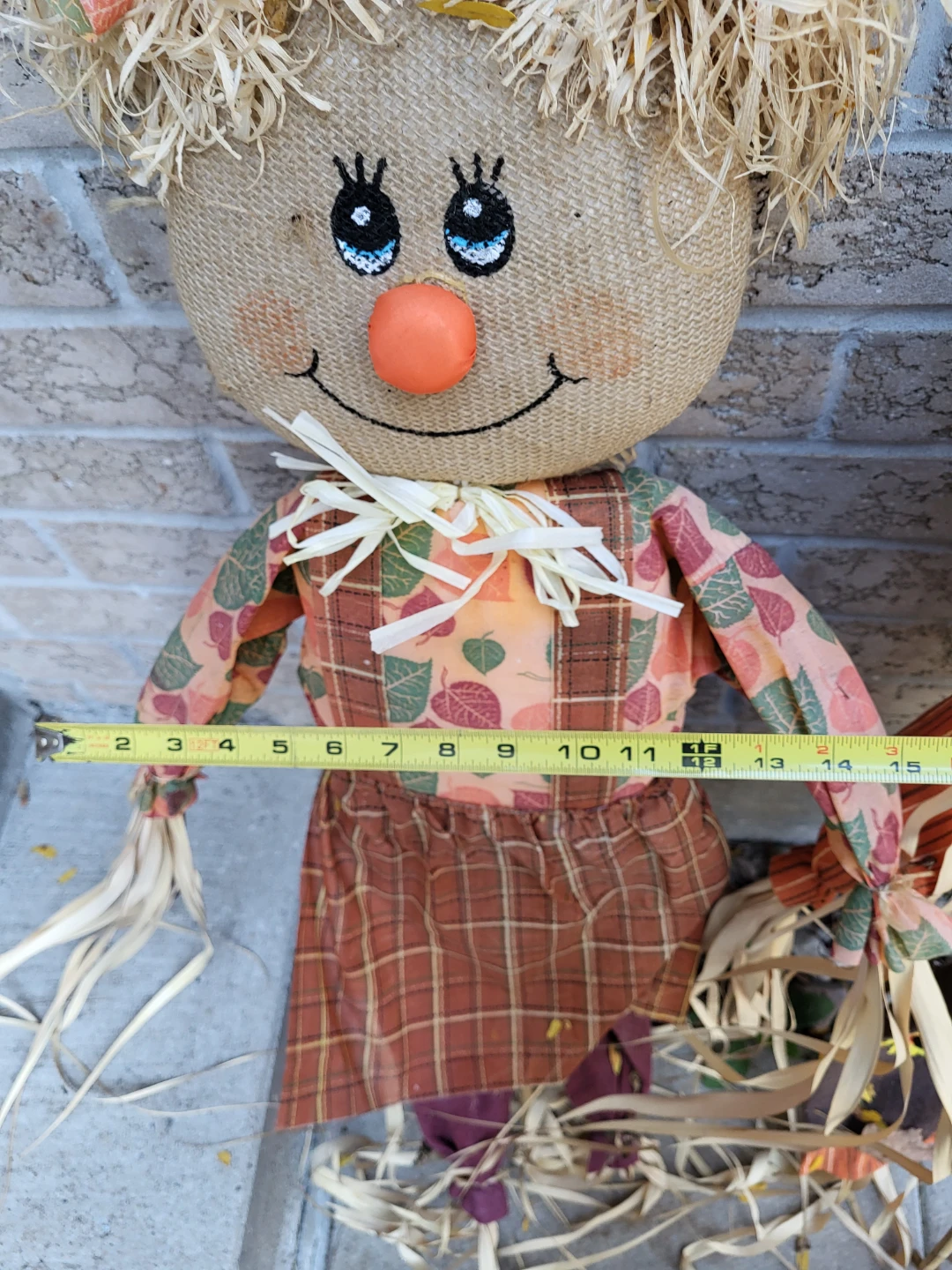 Set of Two Autumn Scarecrow Decorations - photo 4