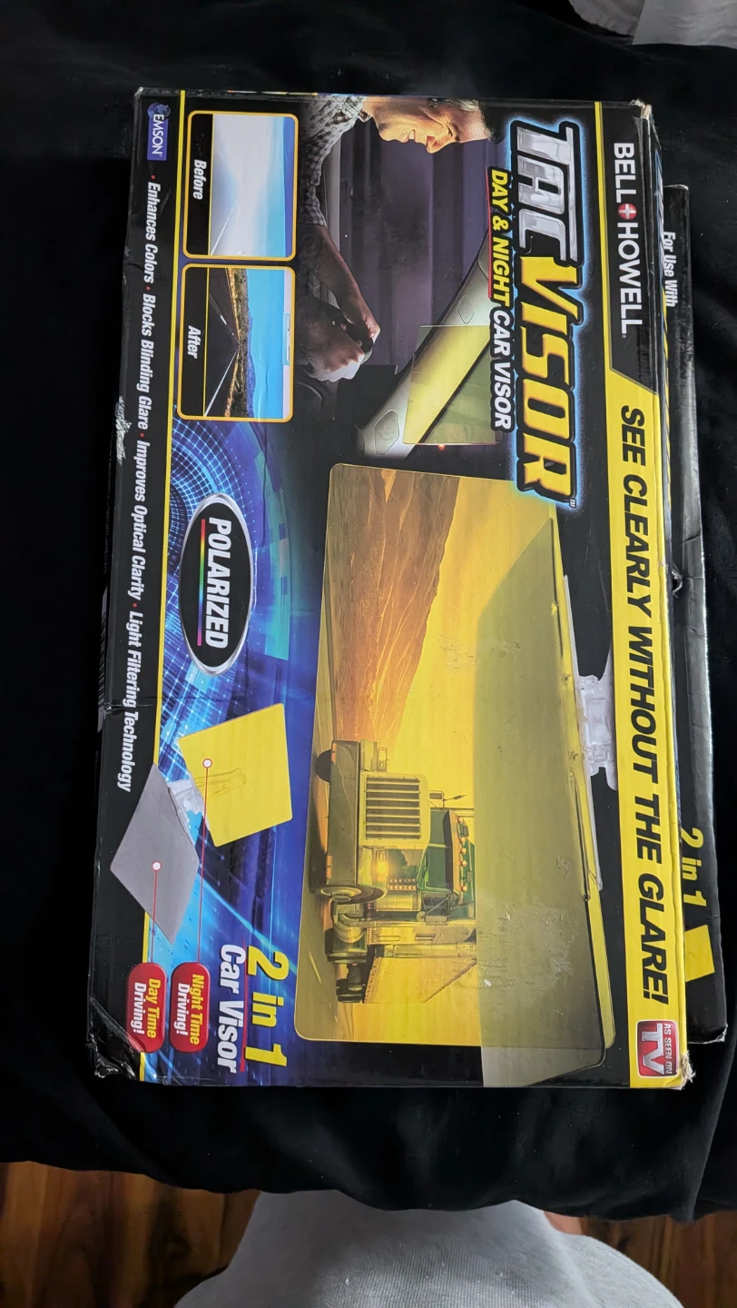 Bell + Howell Tac Visor 2-in-1 Car Visor