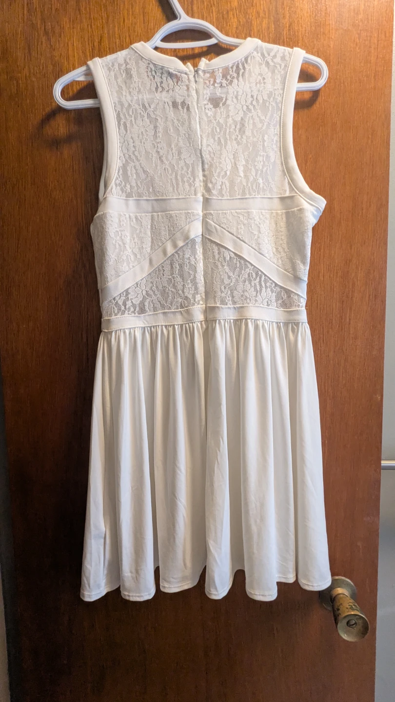 Topshop White Lace Dress - photo 2