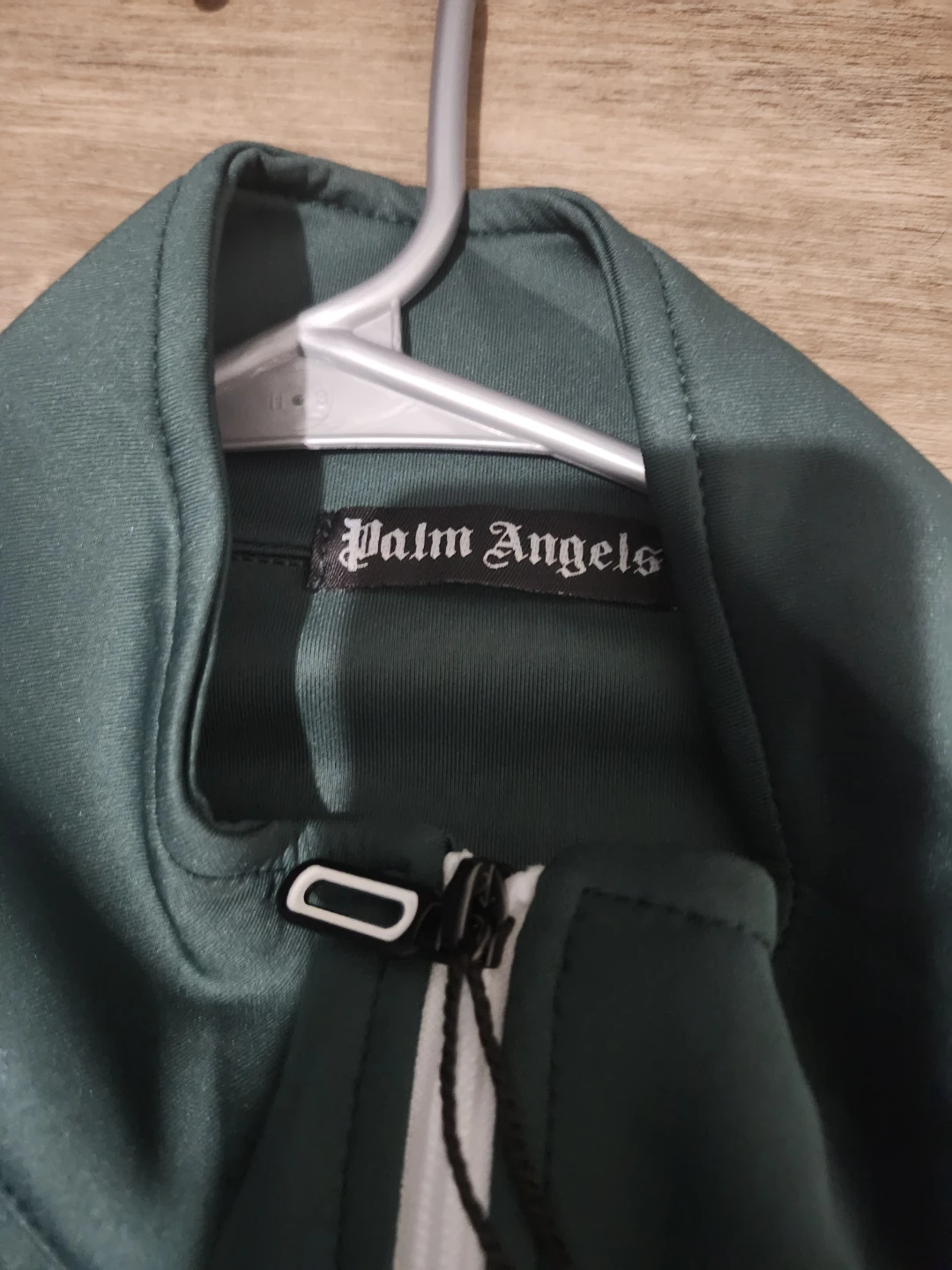 Palm Angels Track Jacket Green - photo 3
