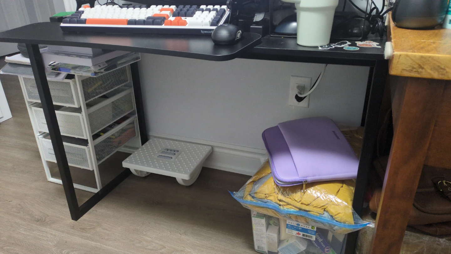 SHW Black Computer Desk