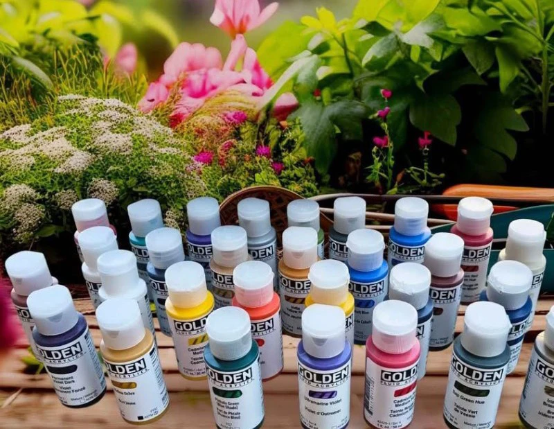 Artist's Loft Gouache Paint Set, Golden Fluid, Winsor and Newton