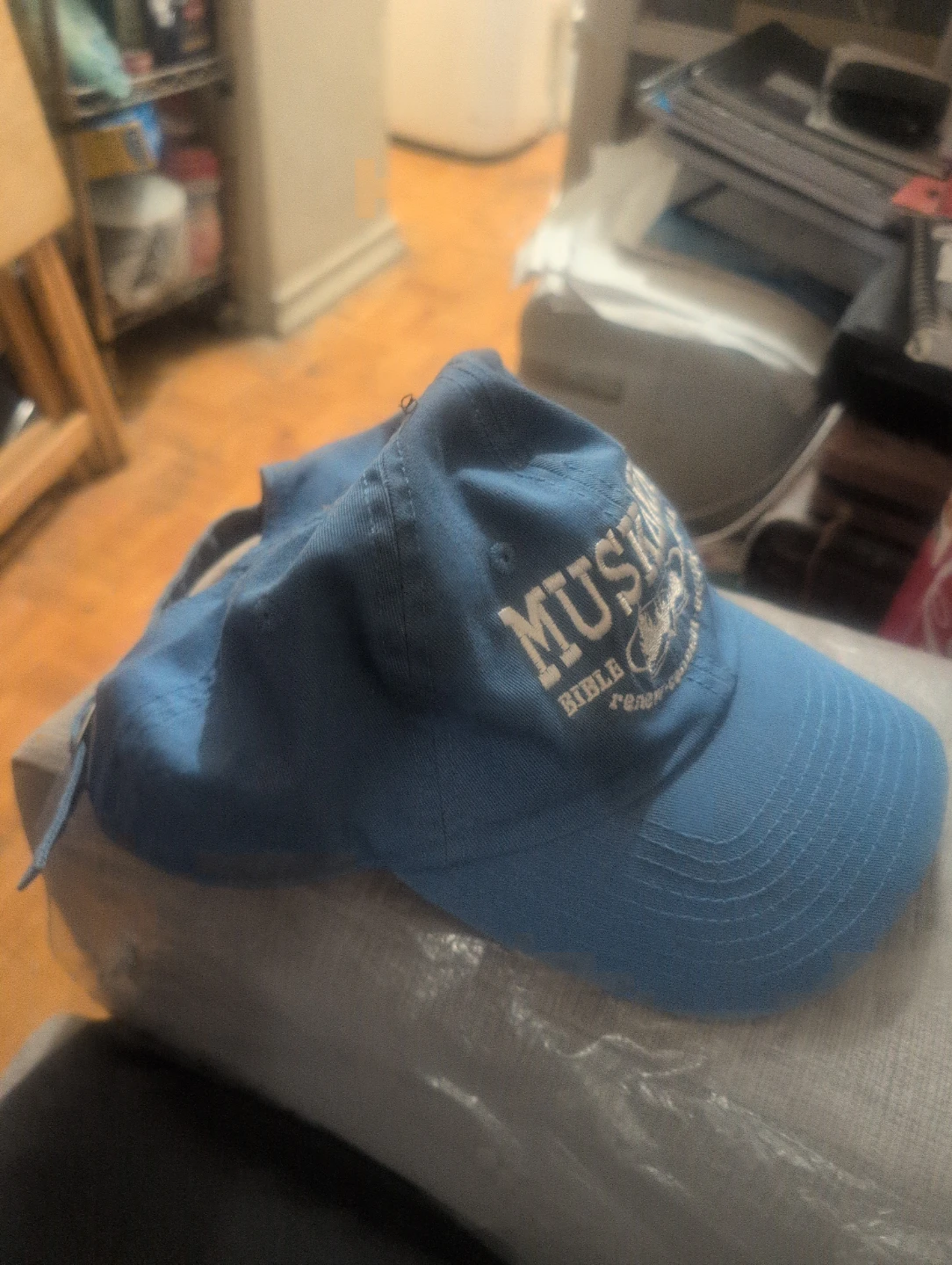 Muskoka Bible Centre blue baseball cap - photo 2