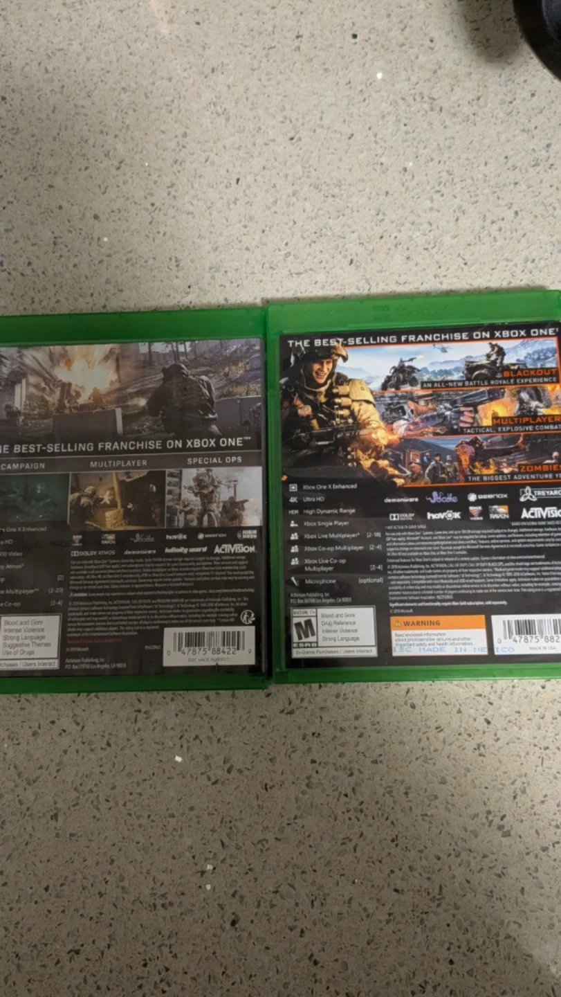 Call of Duty Modern Warfare and Black Ops 4 Xbox One - photo 2