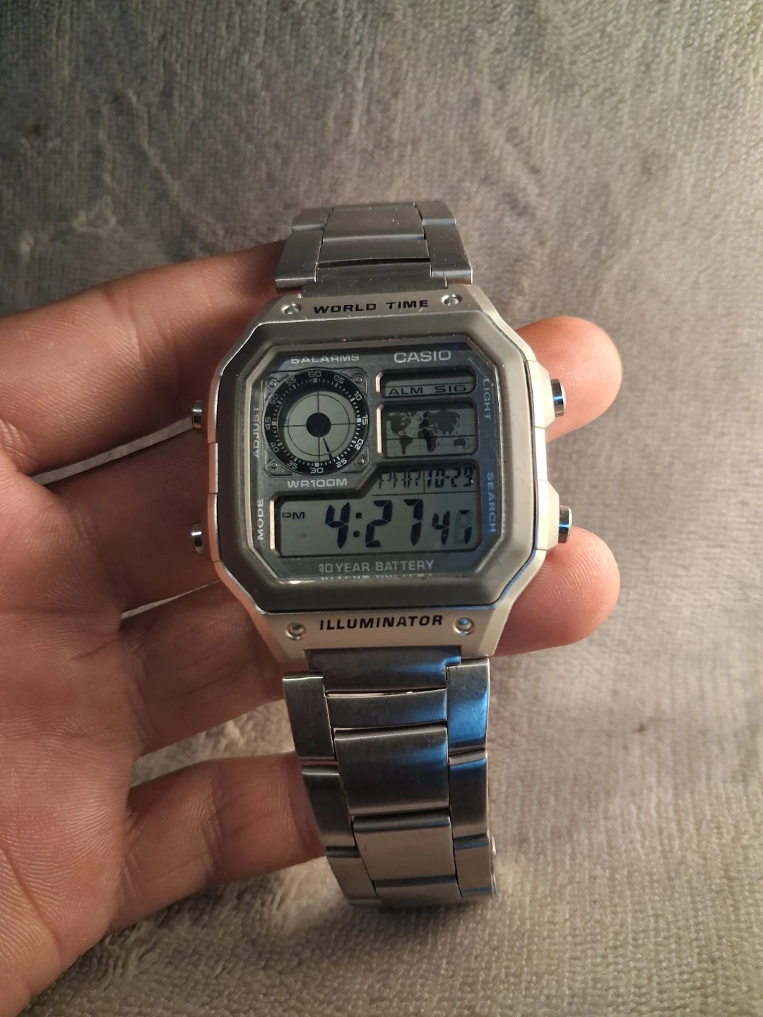 Casio World Time AE-1200WH Digital Watch