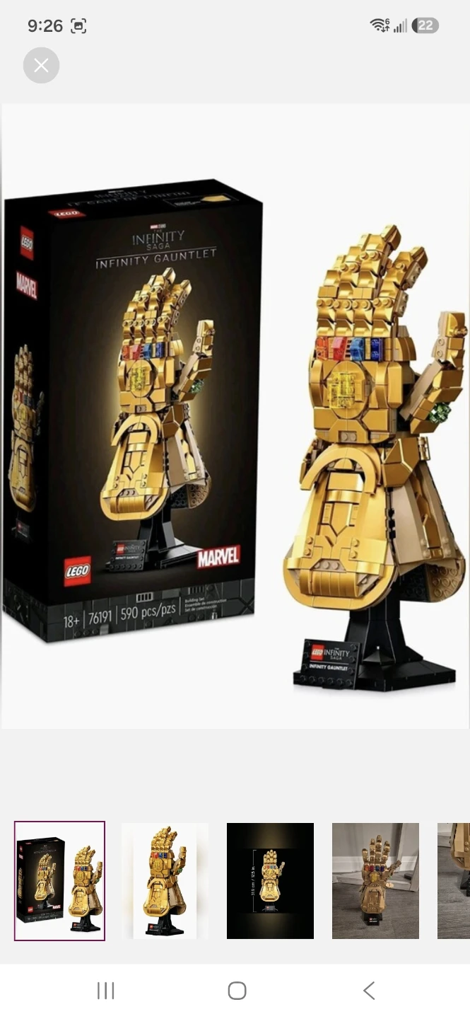 LEGO Marvel Infinity Gauntlet 76191