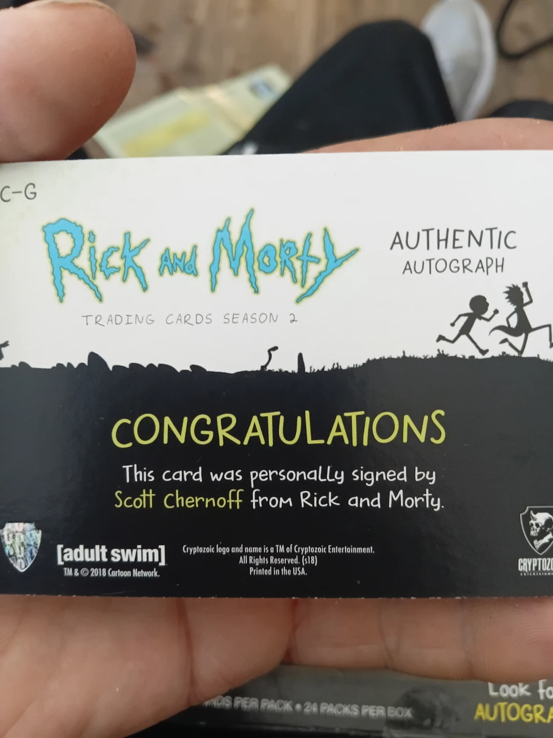 Rick and Morty Season 2 Authentic Autograph Trading Cards - photo 4