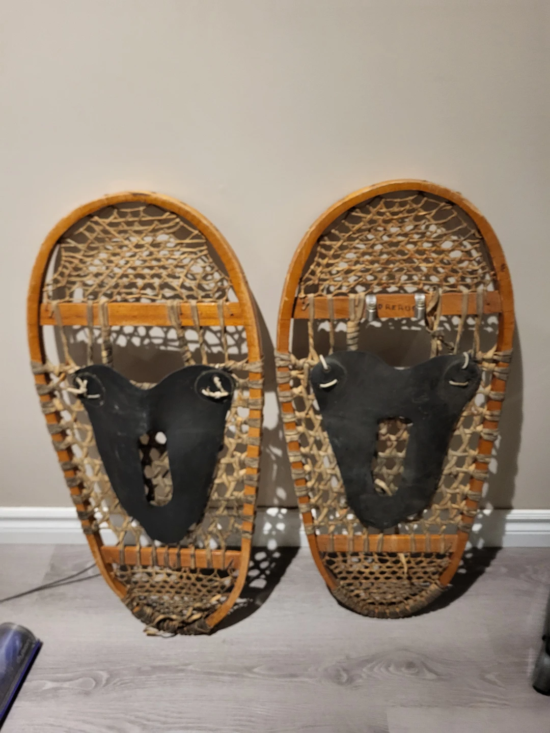 Vintage Drerup Wooden Snowshoes