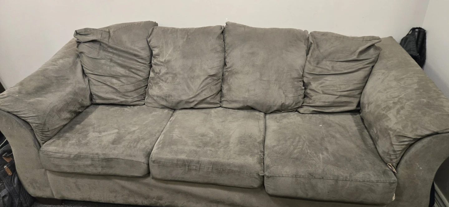 Grey Three-Seater Couch