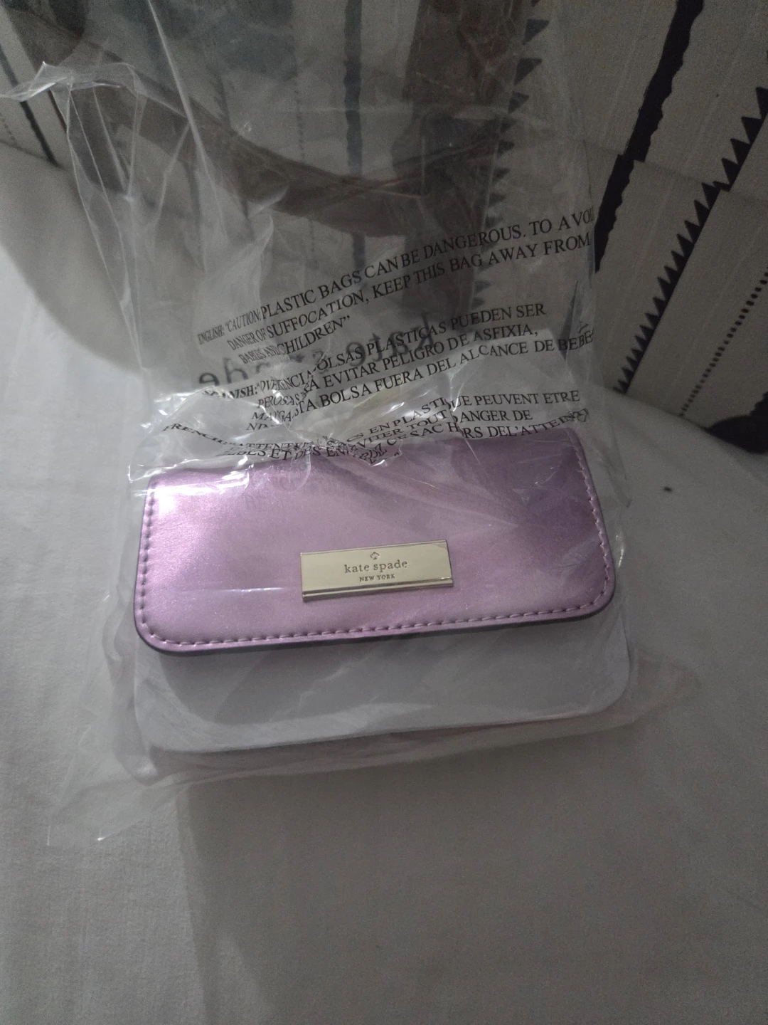 Kate Spade Pink Metallic Wallet crossbidy bag - photo 2
