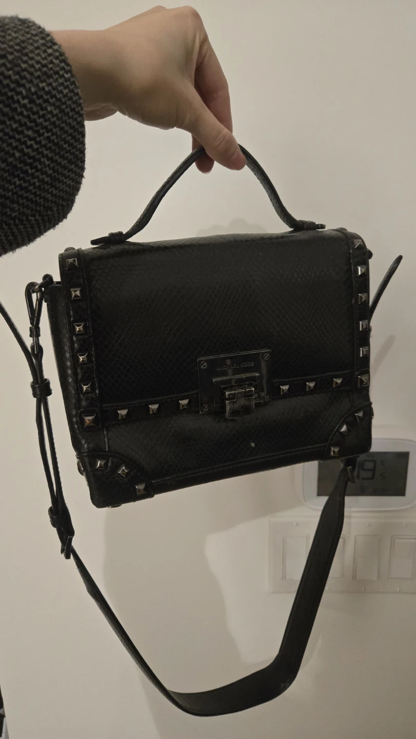Michael Kors Black Studded Satchel - photo 2