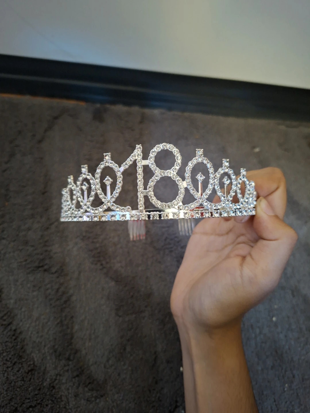 18th Birthday Tiara Crown Rhinestone