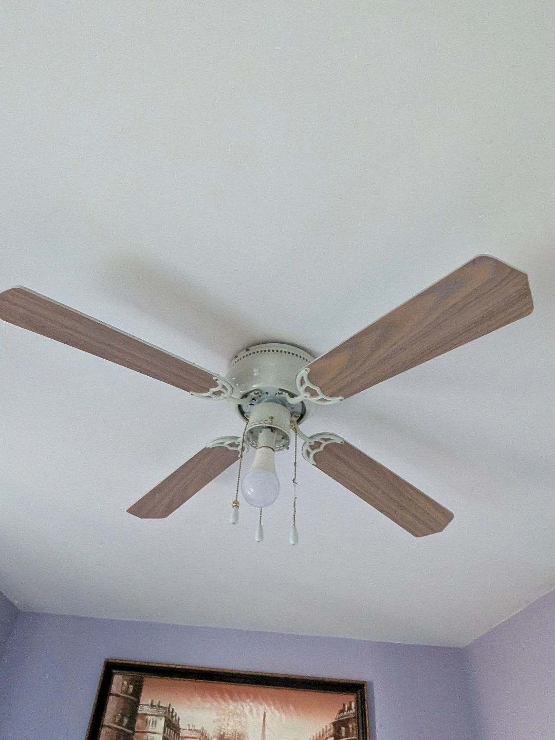 4-Blade Ceiling Fan with Light Fixture