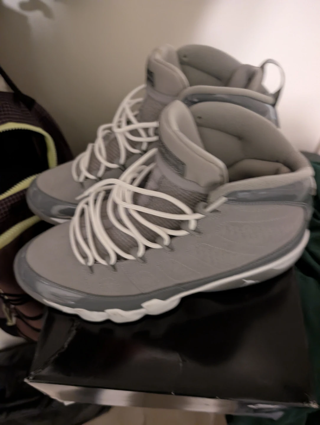 Air Jordan 9 Cool Grey Sneakers - photo 3