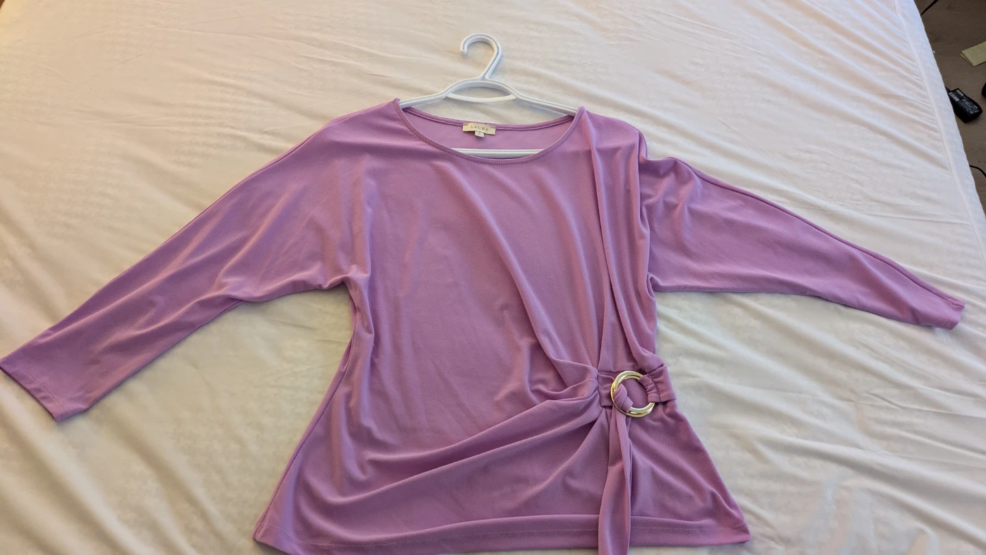 Laura Purple Long Sleeve Top