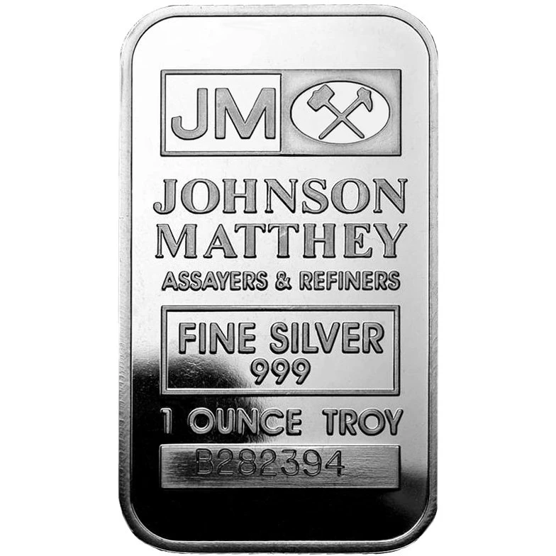 Johnson Matthey 1 oz Fine Silver Bar - photo 3