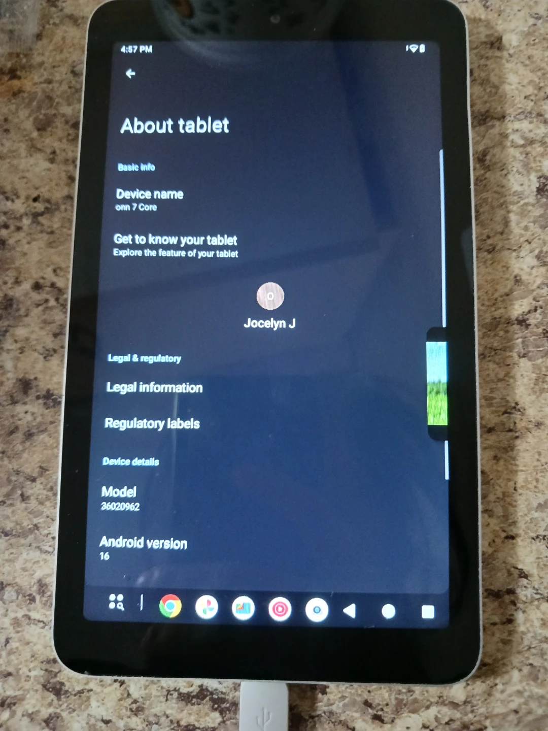 Onn 7 Core Tablet