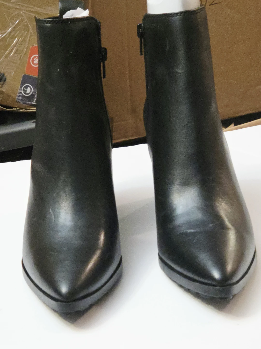 ALDO Black Heeled Ankle Boots - photo 4