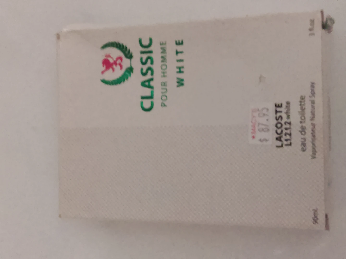 Lacoste L.12.12 White Eau de Toilette 3oz - photo 3