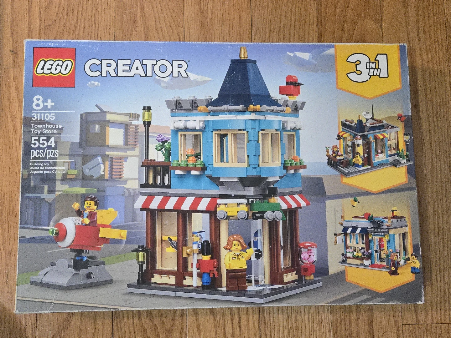 LEGO set - 3-in-1 Toy Store, Cafe, Flower Shop - with manual