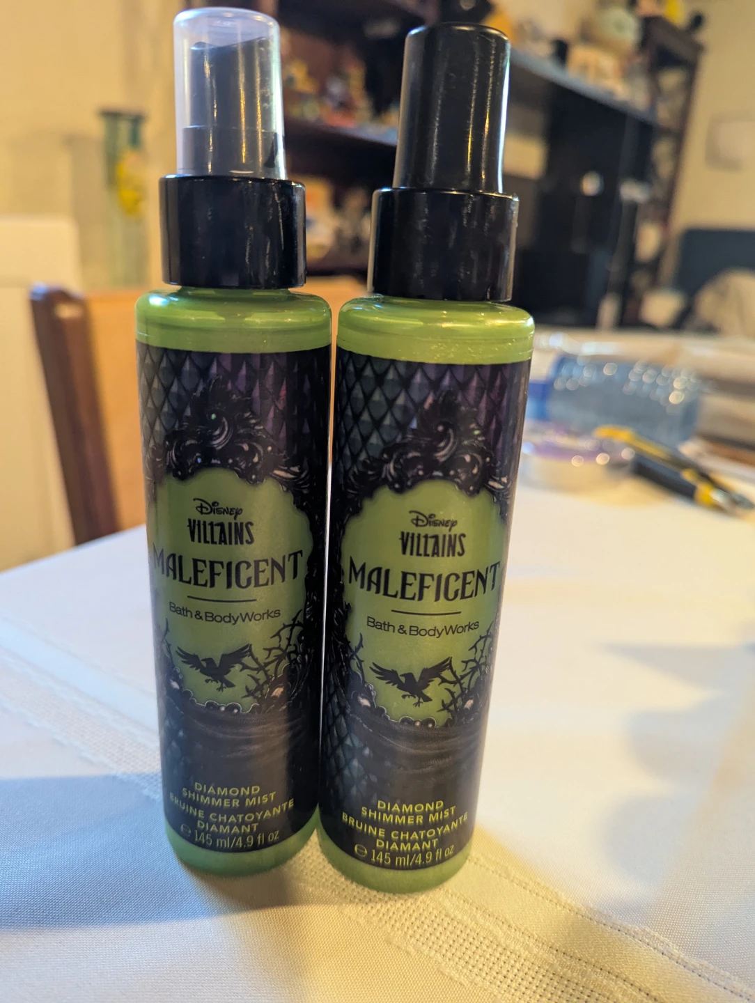 2 Bath & Body Works Maleficent Diamond Shimmer Mists